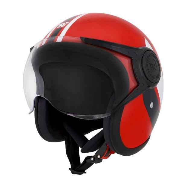 Royal Enfield Dual Wing 1901 Red Helmet - Image 3