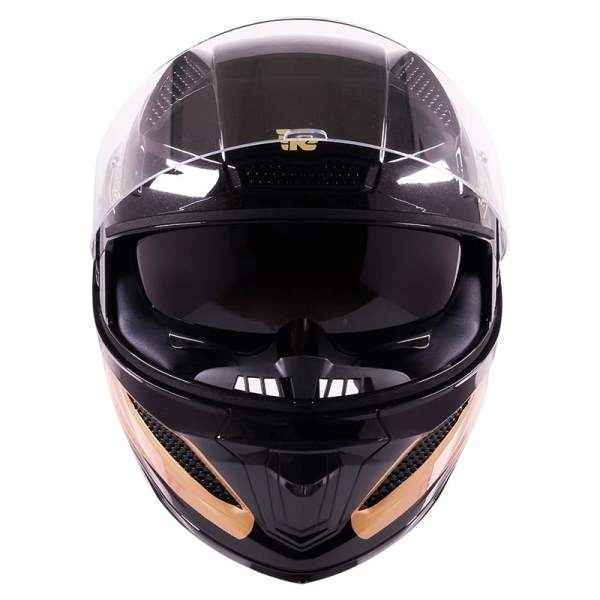 Royal Enfield Crossair Full Face Hunter 350 Helmet Gold - Image 6