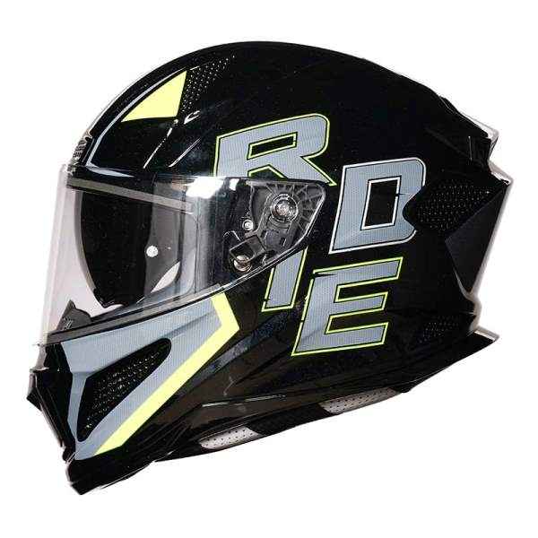 Royal Enfield Crossair Hunter Full Face Helmet Gloss Black - Image 9