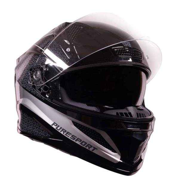 Royal Enfield Crossair Puresport Gradient Full Face Helmet Gloss Grey - Image 7