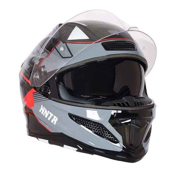 Royal Enfield Crossair Full Face Hunter 350 Helmet Gloss Black - Image 5