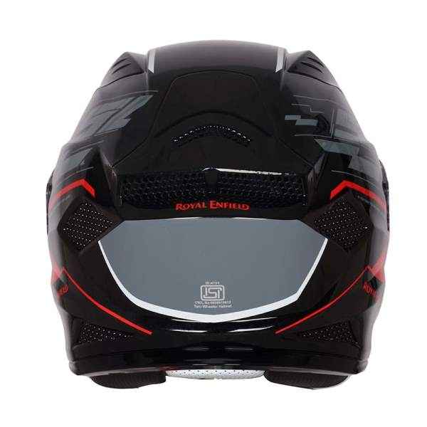 Royal Enfield Crossair Full Face Hunter 350 Helmet Gloss Black - Image 7