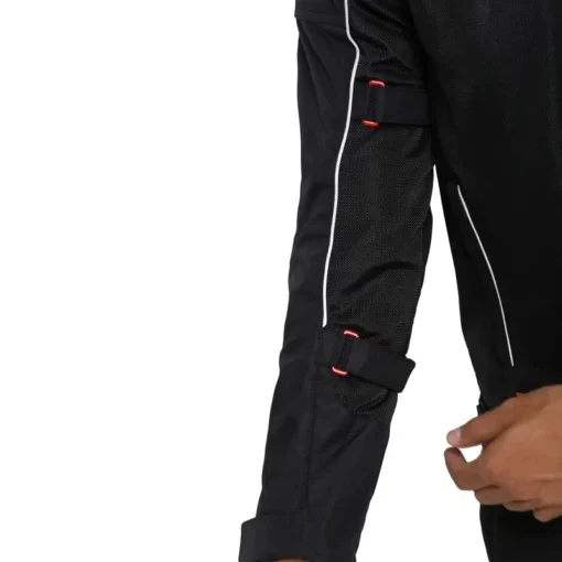 Royal Enfield Explorer V4 Pro Black Riding Jacket - Image 10