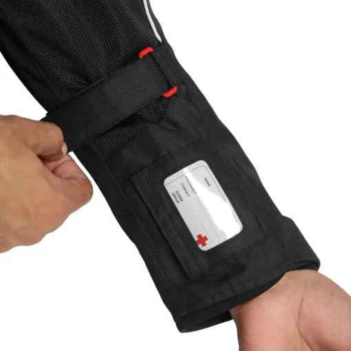 Royal Enfield Explorer V4 Pro Black Riding Jacket - Image 9