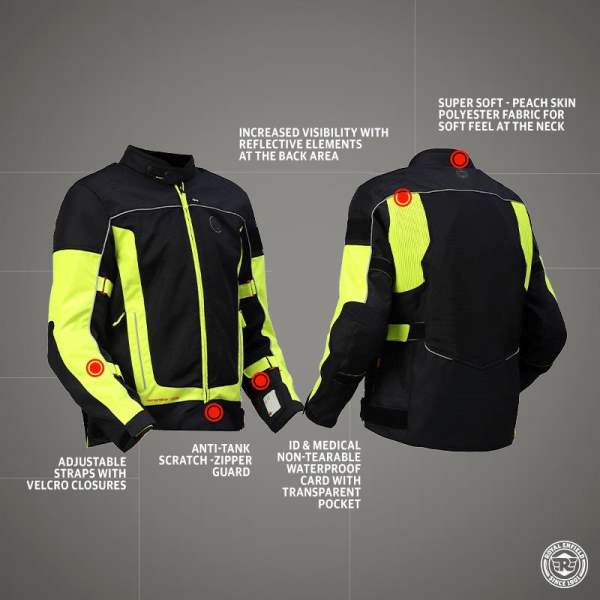 Royal Enfield Explorer V4 Pro Green Riding Jacket - Image 6