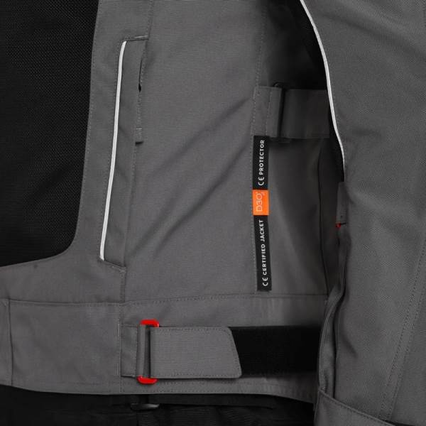 Royal Enfield Explorer V4 Pro Grey Riding Jacket - Image 8