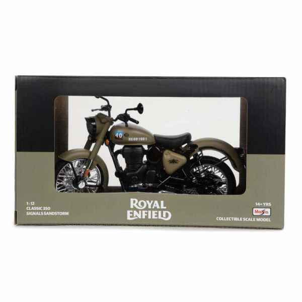 Royal Enfield Gears Classic 350 Signals Scale Model 1:12 Sandstorm - Image 3