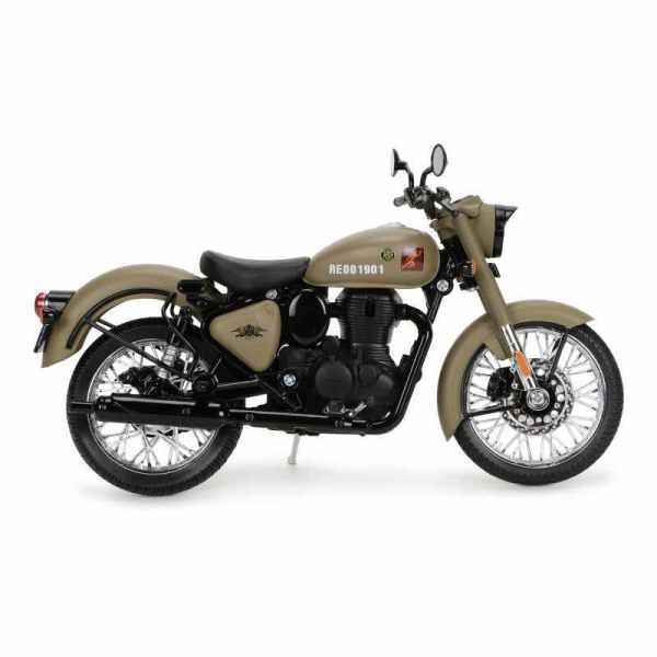 Royal Enfield Gears Classic 350 Signals Scale Model 1:12 Sandstorm - Image 6