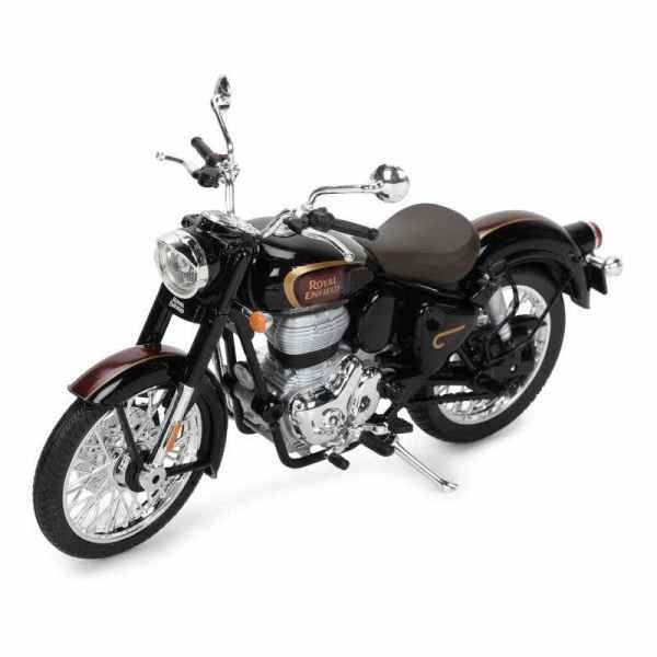 Royal Enfield Gears Classic 350 Signals Scale Model 1:12 Halcyon Black - Image 3