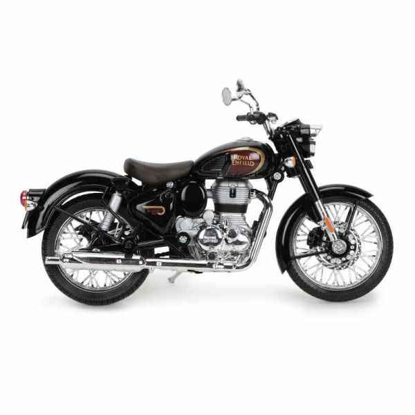 Royal Enfield Gears Classic 350 Signals Scale Model 1:12 Halcyon Black - Image 4