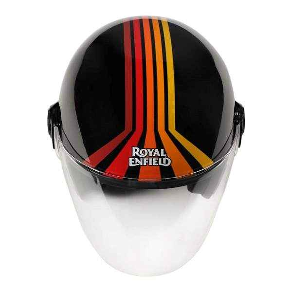 Royal Enfield Copter Open Face Ride More Women's Helmet Black - Image 2