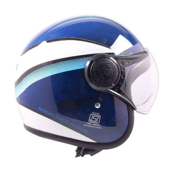 Royal Enfield Jet Open Face Sonic Helmet Blue - Image 2