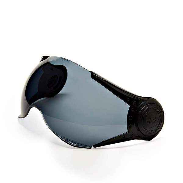 Royal Enfield Jet Visor Smoke Tinted With Plastic Caps - Image 2
