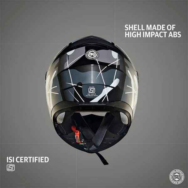 Royal Enfield Lightwing Modular Multi Camo Helmet Matt Black & Grey - Image 6
