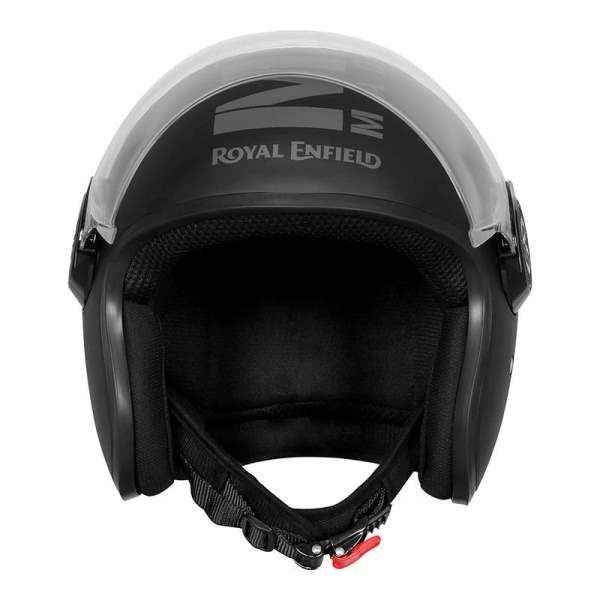 Royal Enfield MLG Copter Face Long Visor Matt Black Helmet - Image 4