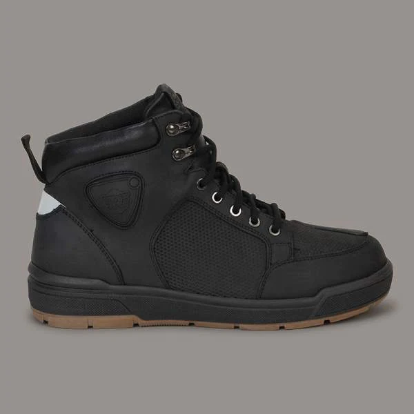Royal Enfield - Nomad Waterproof Mid Ankle Boots (Black) - Image 4