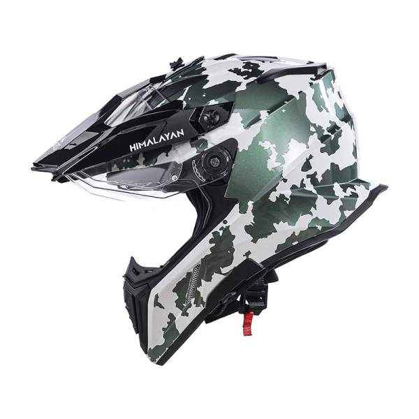 Royal Enfield Optimus Dual Sport Helmet Kamet White - Image 2