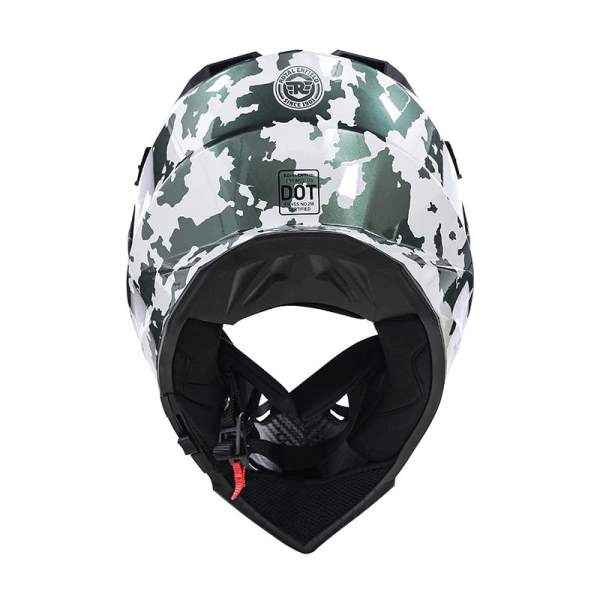 Royal Enfield Optimus Dual Sport Helmet Kamet White - Image 3