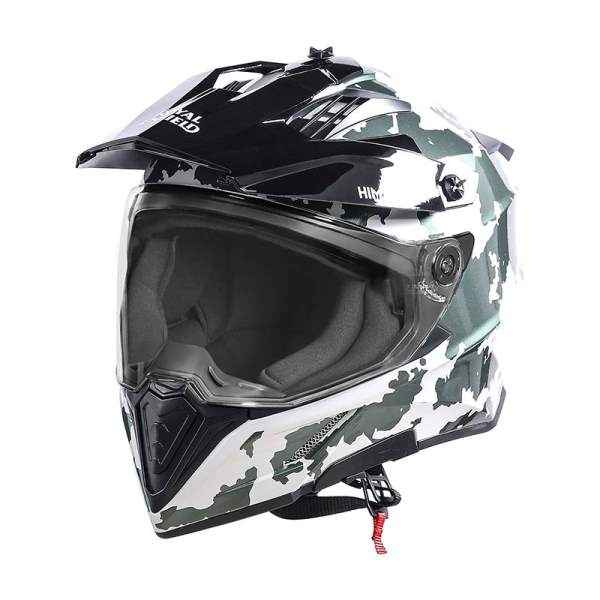 Royal Enfield Optimus Dual Sport Helmet Kamet White - Image 5