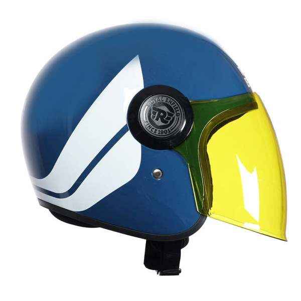 Royal Enfield Copter Hunter Helmet Lagoon Blue - Image 4