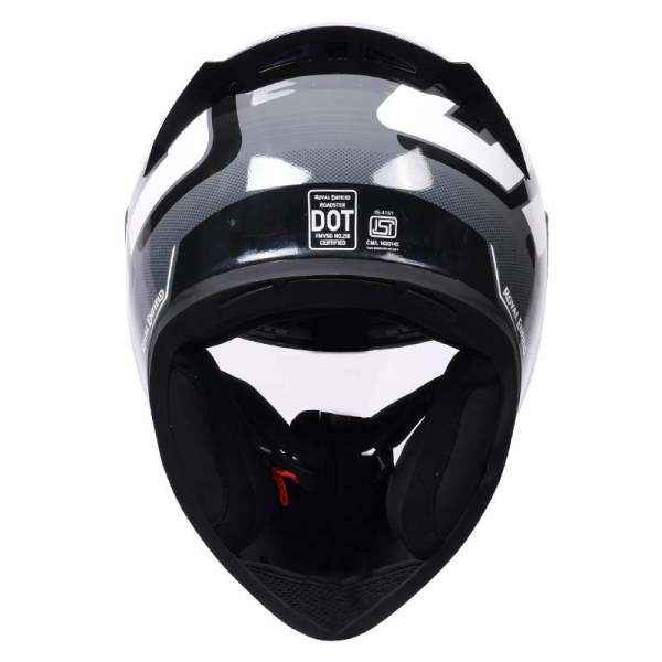 Royal Enfield Roadster 1901 Full Face Helmet Black - Image 4