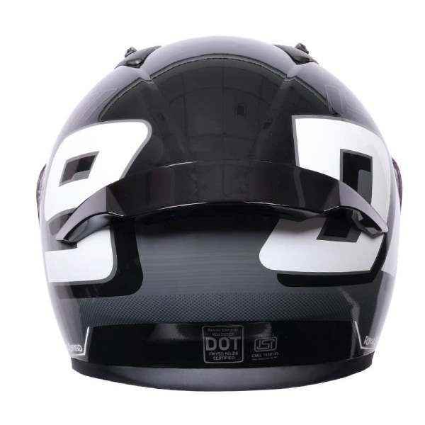 Royal Enfield Roadster 1901 Full Face Helmet Black - Image 5