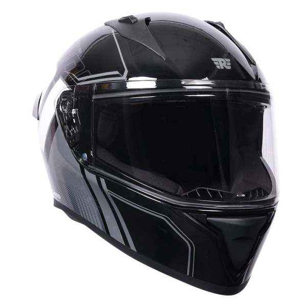Royal Enfield Roadster 1901 Full Face Helmet Black - Image 7