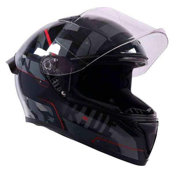Royal Enfield Roadster Geo Camo Face Helmet Black - Image 4