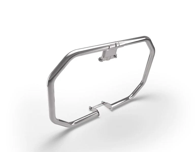 Royal Enfield-Silver Octagon Engine Guard-1990634