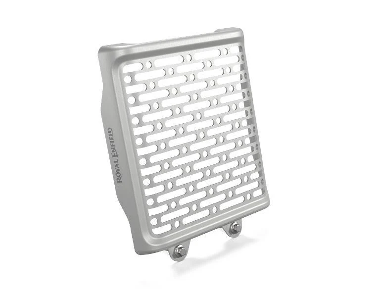 Royal Enfield – Silver Oil Cooler Guard for Shotgun 650 –1990556