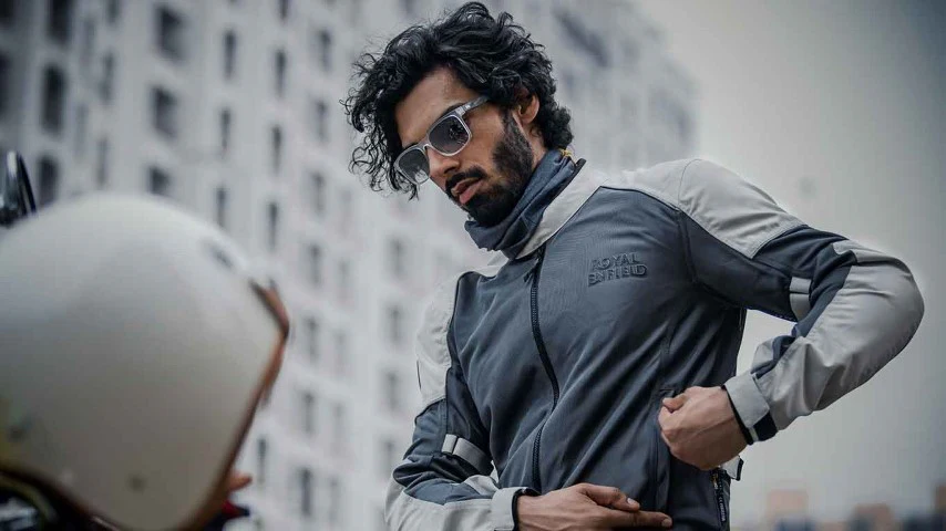 Royal Enfield Streedwind V2 Riding Jacket - GREY - Image 9