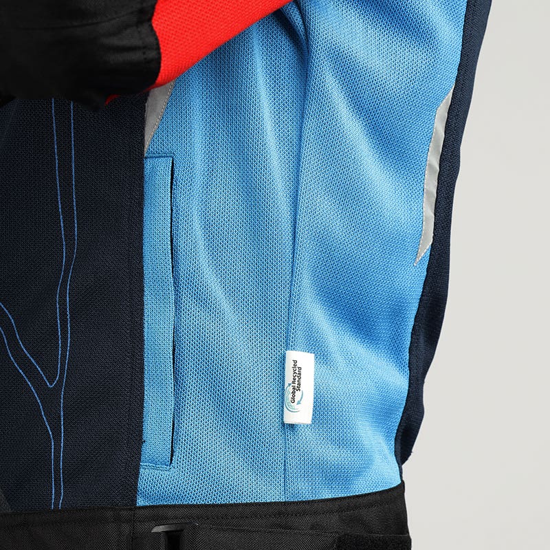Royal Enfield Streetwind Eco 2 Navy Riding Jacket - Image 13