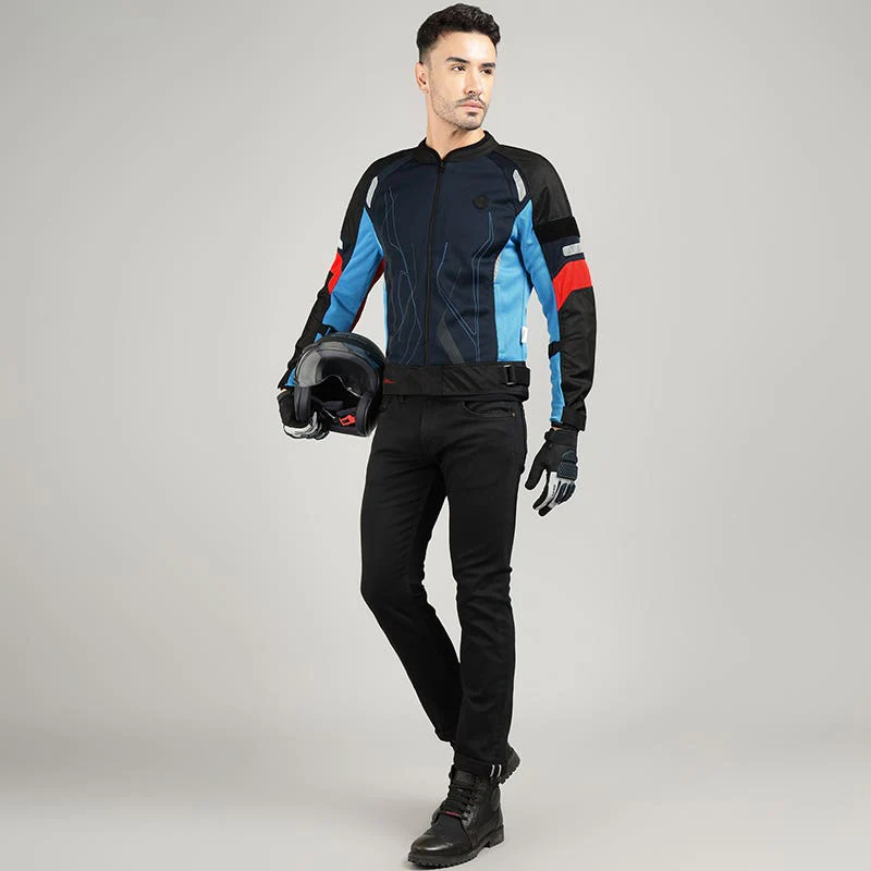 Royal Enfield Streetwind Eco 2 Navy Riding Jacket - Image 7