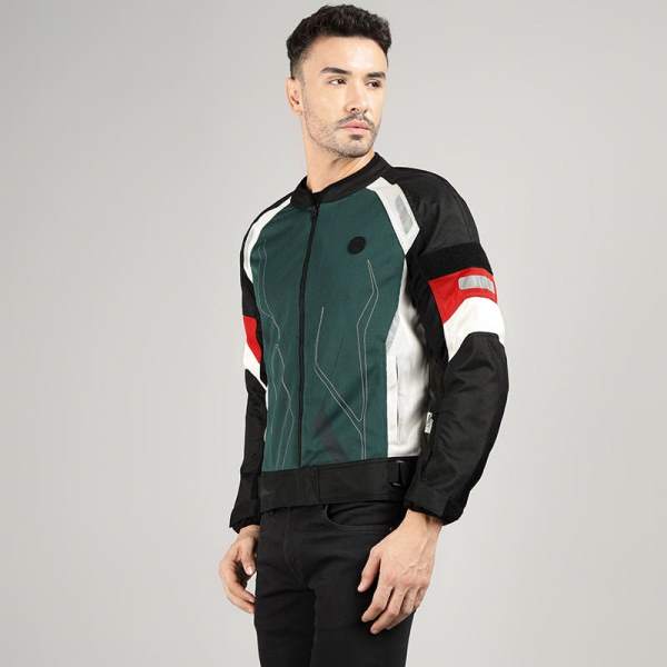 Royal Enfield Streetwind Eco 2 Olive Riding Jacket - Image 10