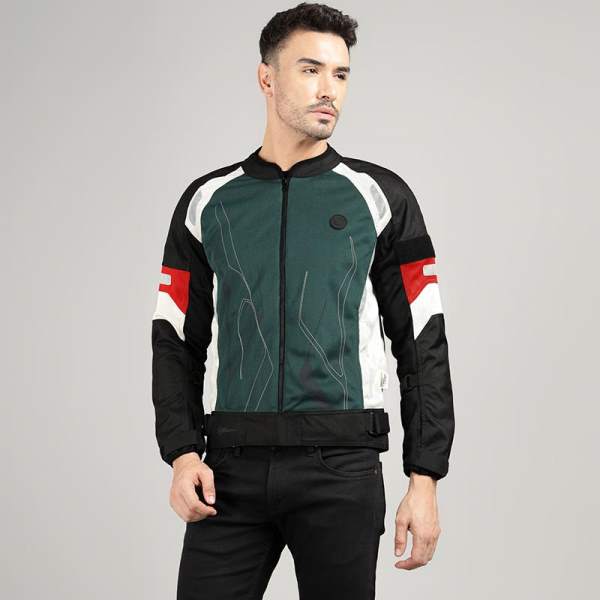 Royal Enfield Streetwind Eco 2 Olive Riding Jacket - Image 11