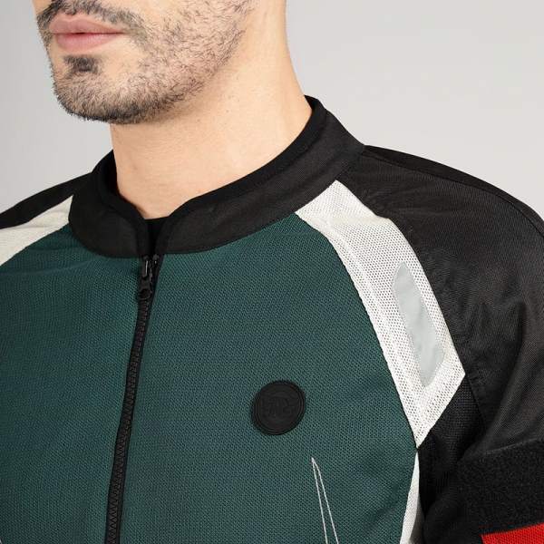 Royal Enfield Streetwind Eco 2 Olive Riding Jacket - Image 13