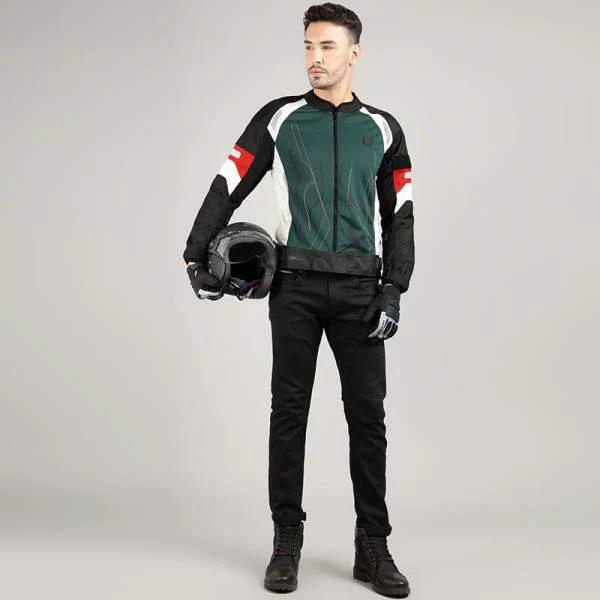 Royal Enfield Streetwind Eco 2 Olive Riding Jacket - Image 7