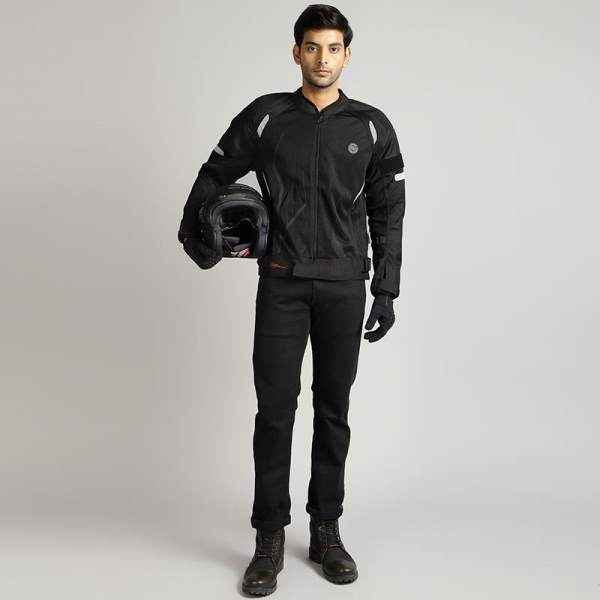 Royal Enfield Streetwind Eco 2 Black Riding Jacket - Image 8