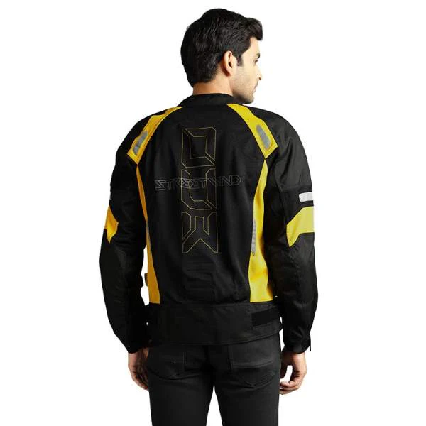 Royal Enfield Streetwind Eco 2 Yellow Riding Jacket - Image 10