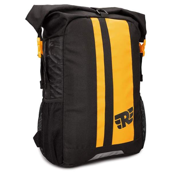 Royal Enfield Thik/Thin Stripes Roll Top Backpack - Yellow - Image 5