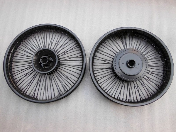Royal Erado 80 spokes Full Black wheel rim for Royal Enfield Classic Double Disc