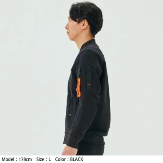 RS Taichi Quick Dry Flight Jacket - Black - Image 4