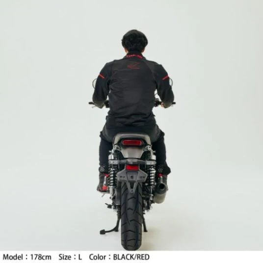 RS Taichi Quick Dry Racer Jacket - Black Red - Image 8