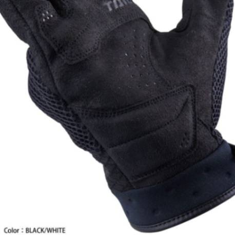 RS Taichi Rubber knuckle Gloves - Black White - Image 3