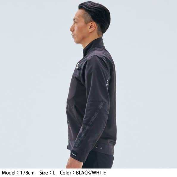 RS Taichi Torque Air Jacket - White Black - Image 7