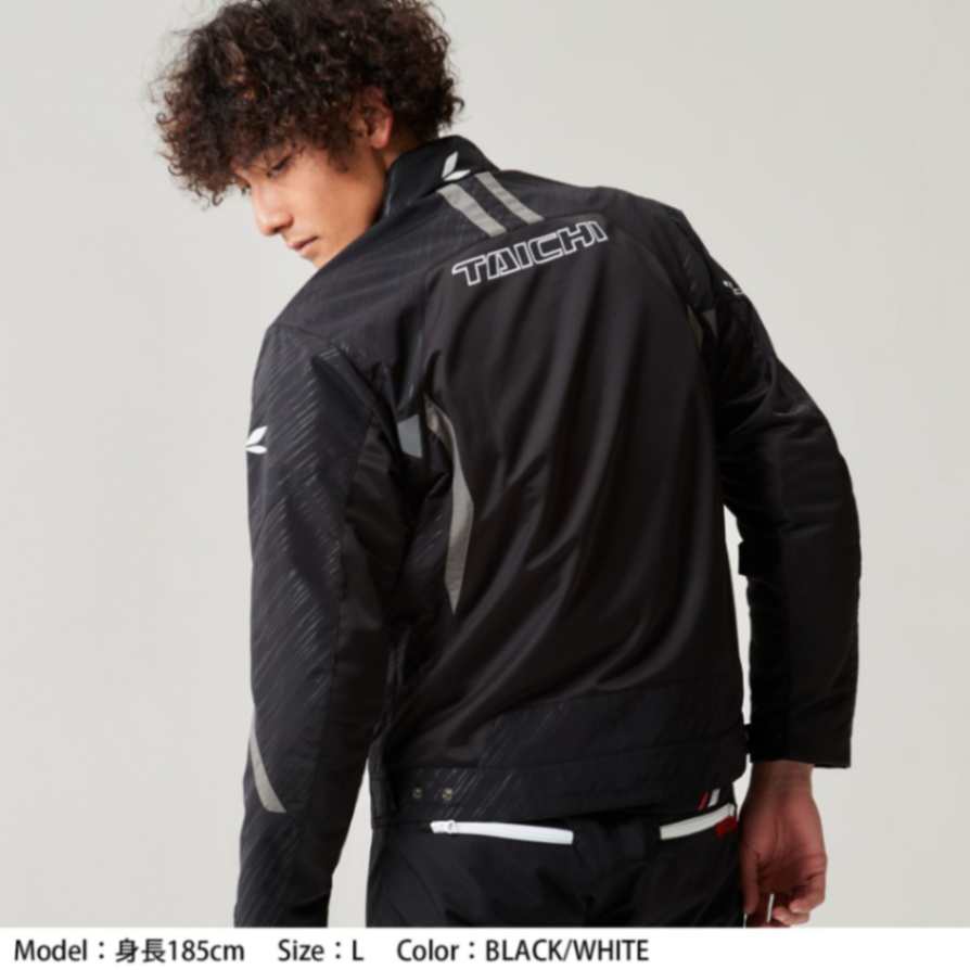 RS Taichi Torque Mesh Riding Jacket - White Black - Image 2