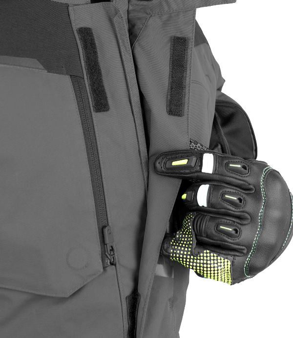 Rynox Advento Pro Jacket - Black Grey - Image 10