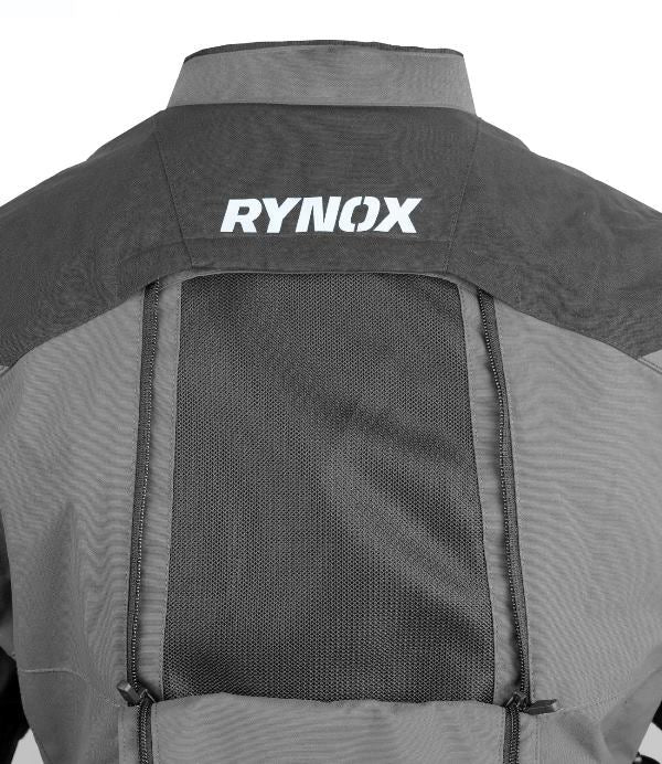 Rynox Advento Pro Jacket - Black Grey - Image 4
