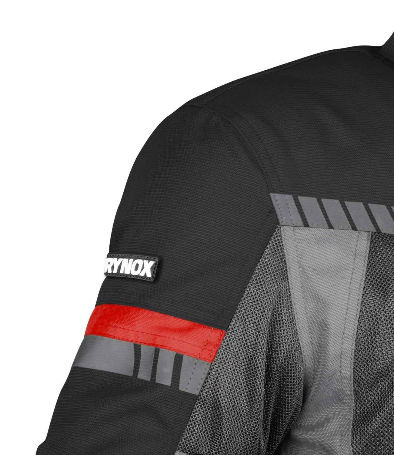 RYNOX AirGT 3 Riding Jacket - Dark Grey Red - Image 4