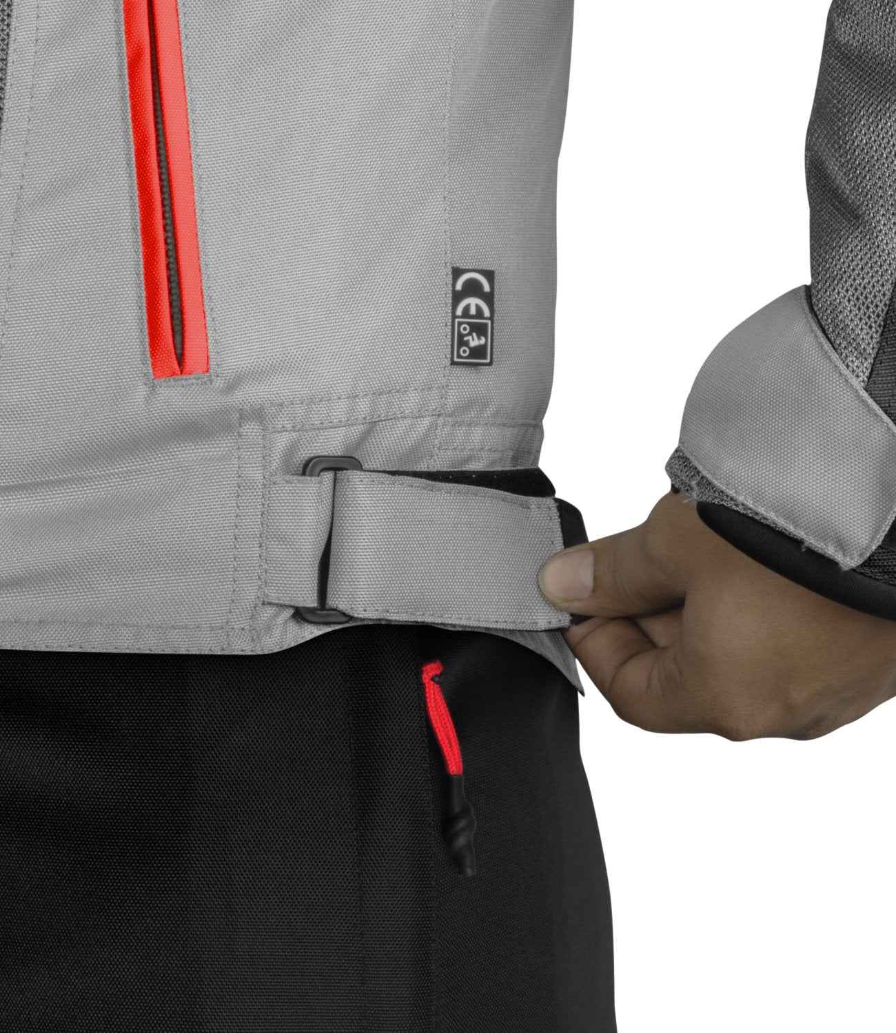 RYNOX AirGT 3 Riding Jacket - Dark Grey Red - Image 6